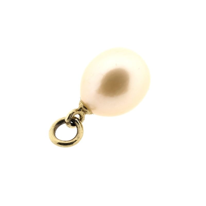 Image 5 of 18 ct. Gold pendant with cultured pearl