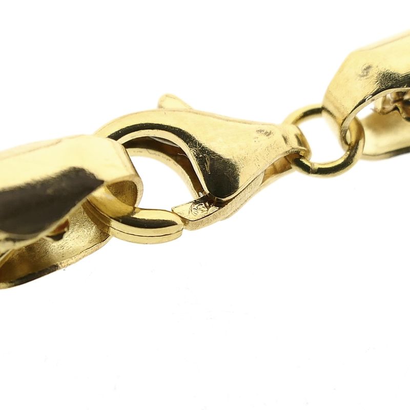 Afbeelding 5 van Gouden gedraaide schakelketting | 60 cm