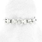 Image 1 of Silver robust jasseron link bracelet | 19.5 cm