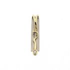 Afbeelding 1 van Bicolor gouden hanger met diamant | 0,02 ct.