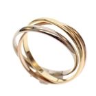 Image 1 of Tricolor gold trinity ring