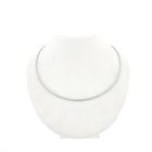 Image 1 of White gold omega link necklace