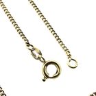 Image 3 of Gold gourmet link chain | 44.5 cm
