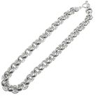 Image 8 of Silver robust jasseron necklace | 45 cm