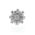 Image 2 of Exclusive white gold cocktail ring with 1.66 ct diamond.