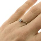 Image 4 of Gold subtle entourage ring | Diamond 0.07 ct.