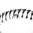 Image 2 of Silver ring with ribbed structure