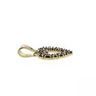 Image 4 of Gold heart pendant with garnet