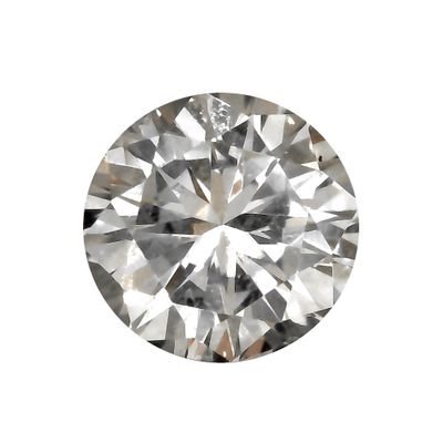 Image 1 of 0.24 ct. Brilliant cut diamond I/SI1 + HRD Certificate - Natural diamond