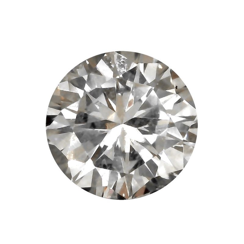 Image 1 of 0.24 ct. Brilliant cut diamond I/SI1 + HRD Certificate - Natural diamond