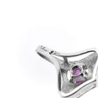 Image 7 of 18 carat white gold pendant with ruby