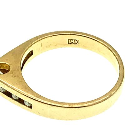 Image 2 of Gold solitaire ring with 0.23 ct. diamond | 18 carat