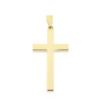 Gold pendant of a large cross