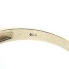 Image 4 of Gold ring with diamond; 0.08 ct.