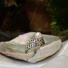 Image 3 of Vintage gold ring with pearl