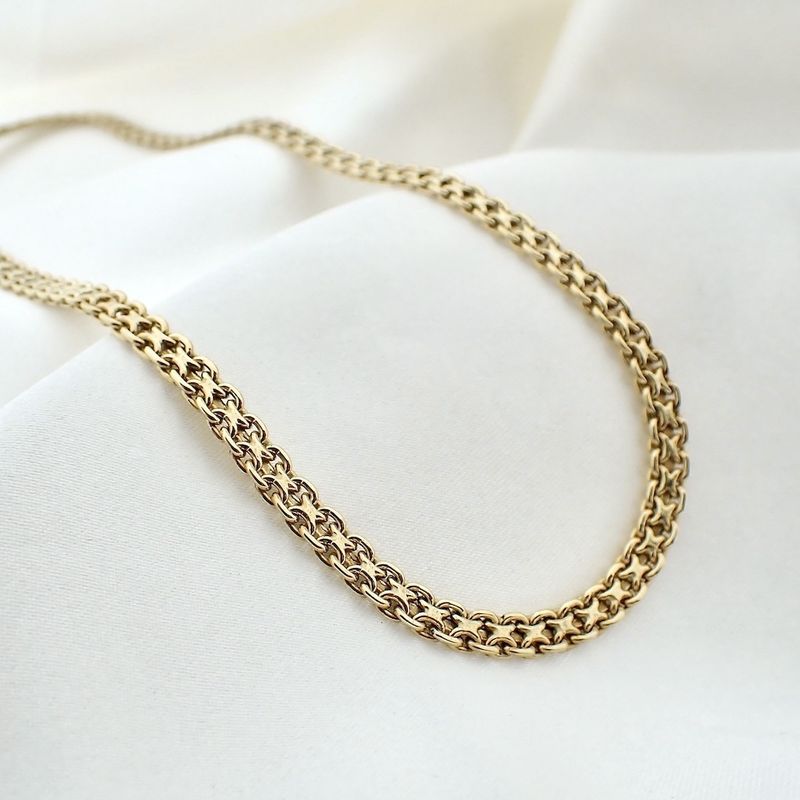 Image 4 of Gold flat fantasy chain