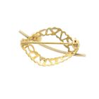 Image 4 of Vintage two-tone gold brooch with pearl