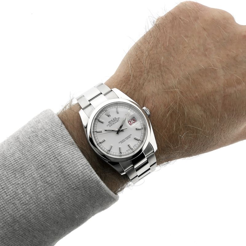 Image 14 of Rolex Datejust 36mm 'Roulette Date' 116200; Automatic watch