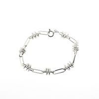 Silver fantasy link bracelet | 20 cm