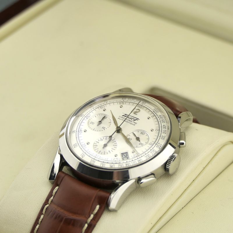 Image 17 of Tissot Heritage Chronograph '150th Anniversary' T66.1.712.31; Automatic men's watch