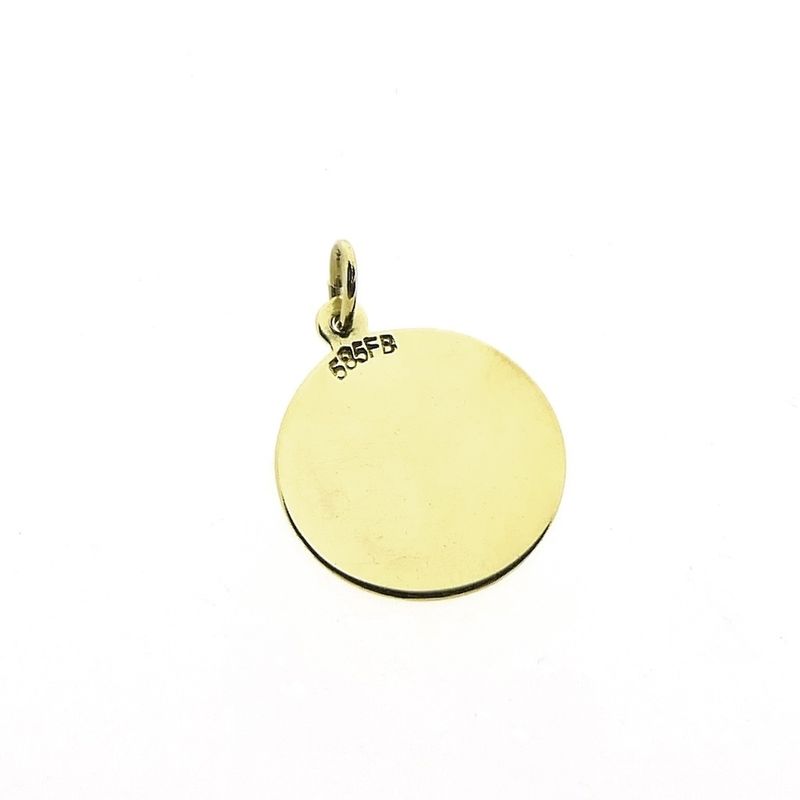 Image 5 of Gold zodiac sign pendant; Virgo
