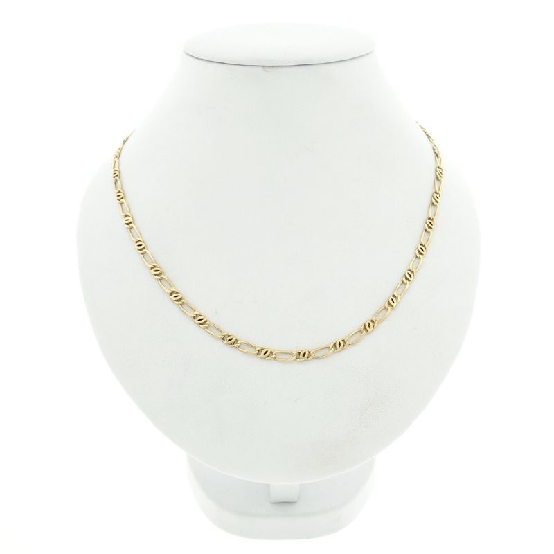 Image 1 of Gold fantasy link chain; 47.5 cm