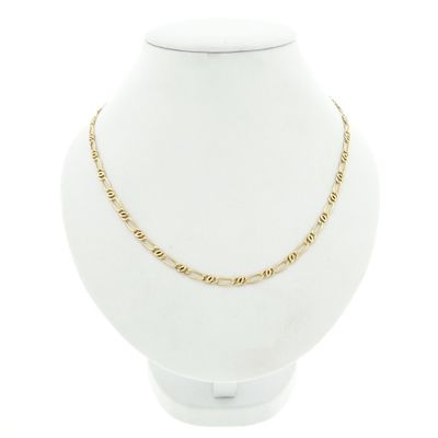 Gold fantasy link chain; 47.5 cm Image 1 of Gold fantasy link chain; 47.5 cm