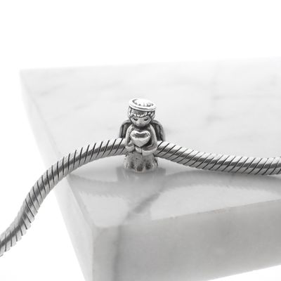 Pandora Moments charm; Silver; Guardian Angel Image 2 of Pandora Moments charm; Silver; Guardian Angel