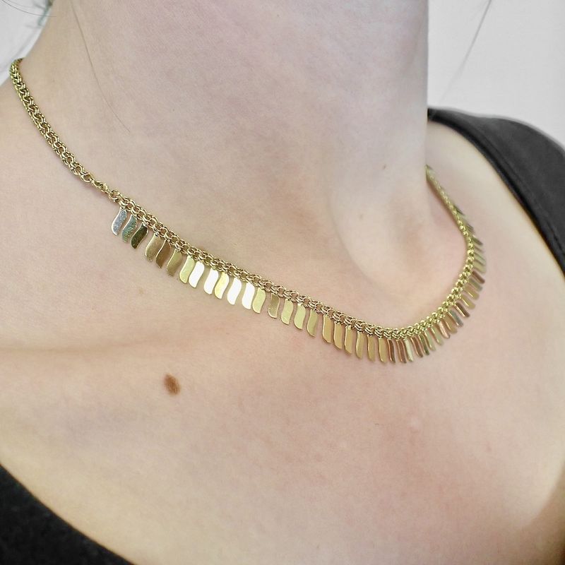 Image 3 of Gold women's necklace | 42 cm