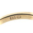 Image 10 of Golden fantasy ring with diamonds | 0.02 ct.