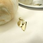 Image 2 of Golden fantasy pendant with diamond | 0.005 ct.