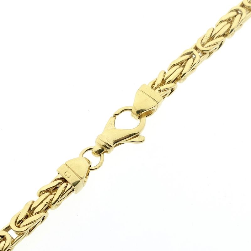 Image 8 of Gold square king chain | 70 cm