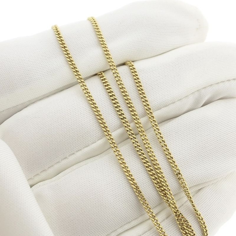 Image 6 of Gold gourmet link chain | 50.5 cm