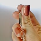 Image 2 of Silver link bracelet with engraving plate