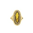 Image 6 of Gold ring with yellow sapphire
