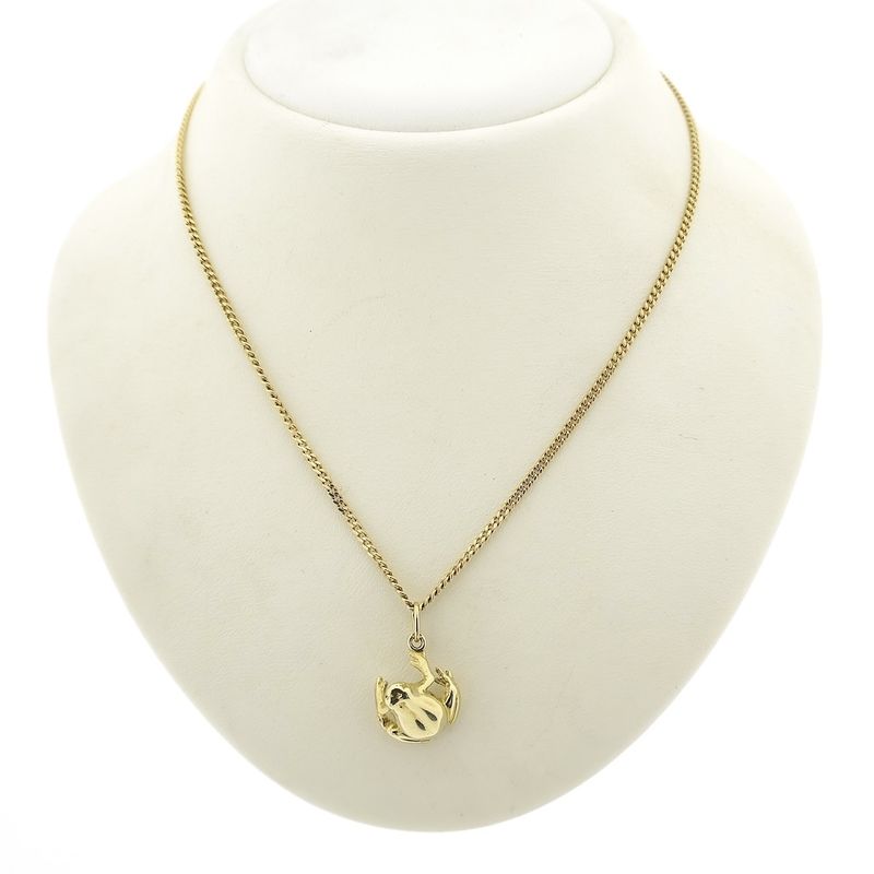 Image 5 of Golden frog pendant.