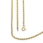 Image 1 of 18K Gold Twisted Link Chain | 50.5 cm