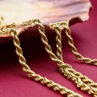 Image 2 of Gold twisted link chain