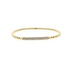 Image 1 of 18 ct. Rose gold stretch bracelet with diamond; approx. 0.40 ct. | Al Coro
