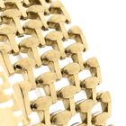 Image 3 of Gold Wide Bismarck Link Bracelet