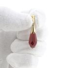 Image 9 of Gold pendant with carnelian