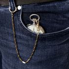 Image 7 of Vintage gold watch chain; Chatelaine (for a pocket watch) | 27.5 cm