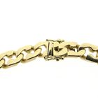 Image 5 of Solid gold gourmet link bracelet