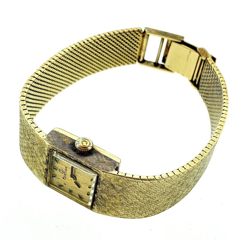 Image 9 of Certina Geneva Vintage; 14k gold women's watch