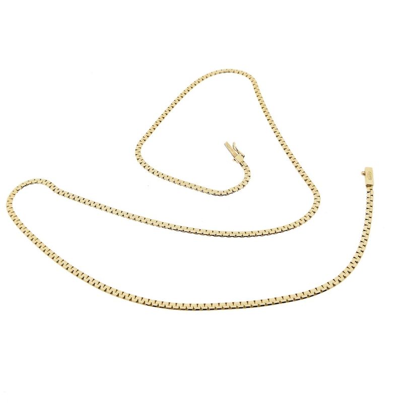 Image 5 of Gold Cardano link necklace | 51 cm