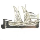 Image 6 of Antique ship brooch in filigree technique