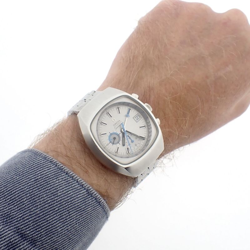 Image 10 of Omega Seamaster chronograaf 'Jedi'; Vintage heren horloge