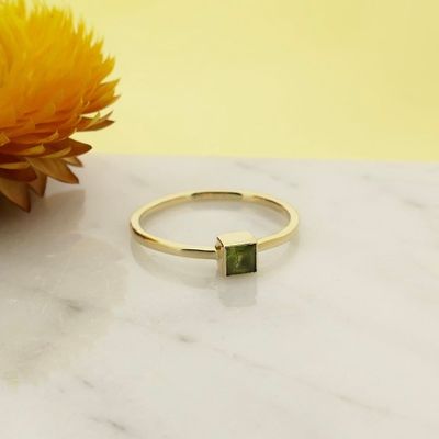 Image 2 of Gold Ring with Peridot