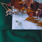 Image 2 of Gold cross with zirconia