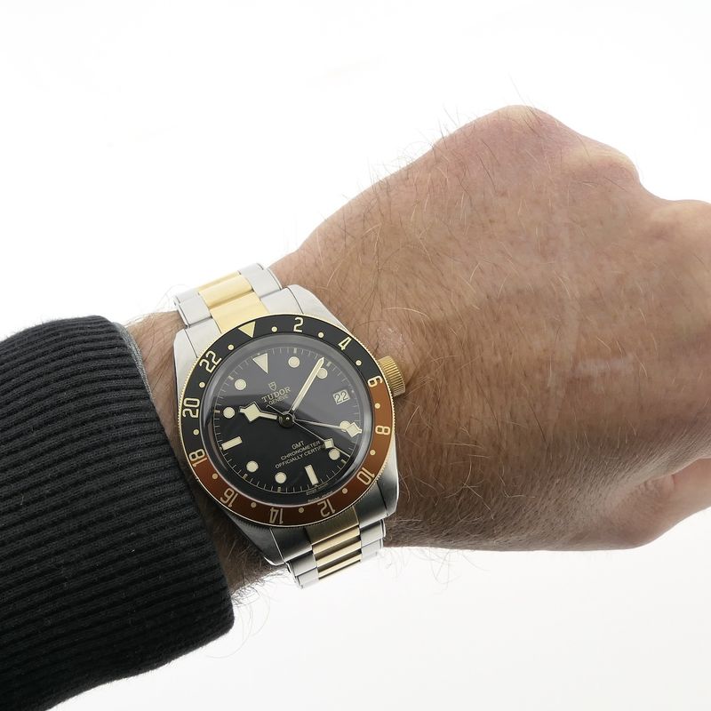 Image 14 of Tudor Black Bay 41mm GMT 'Steel & Gold' 79833MN; Automatic men's watch